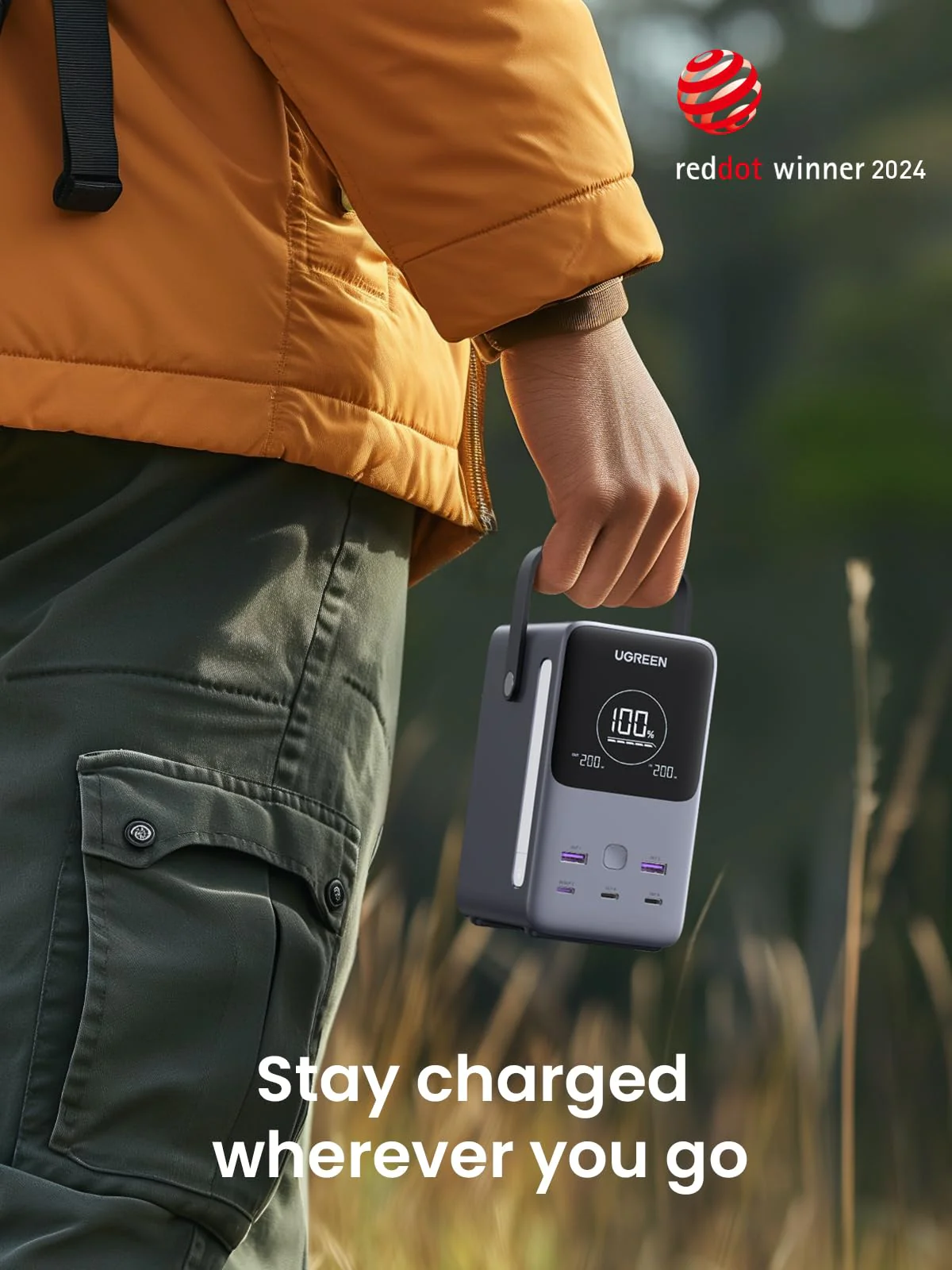 UGREEN 48000mAh 300W Power Bank with Smart Digital Display - Image 9