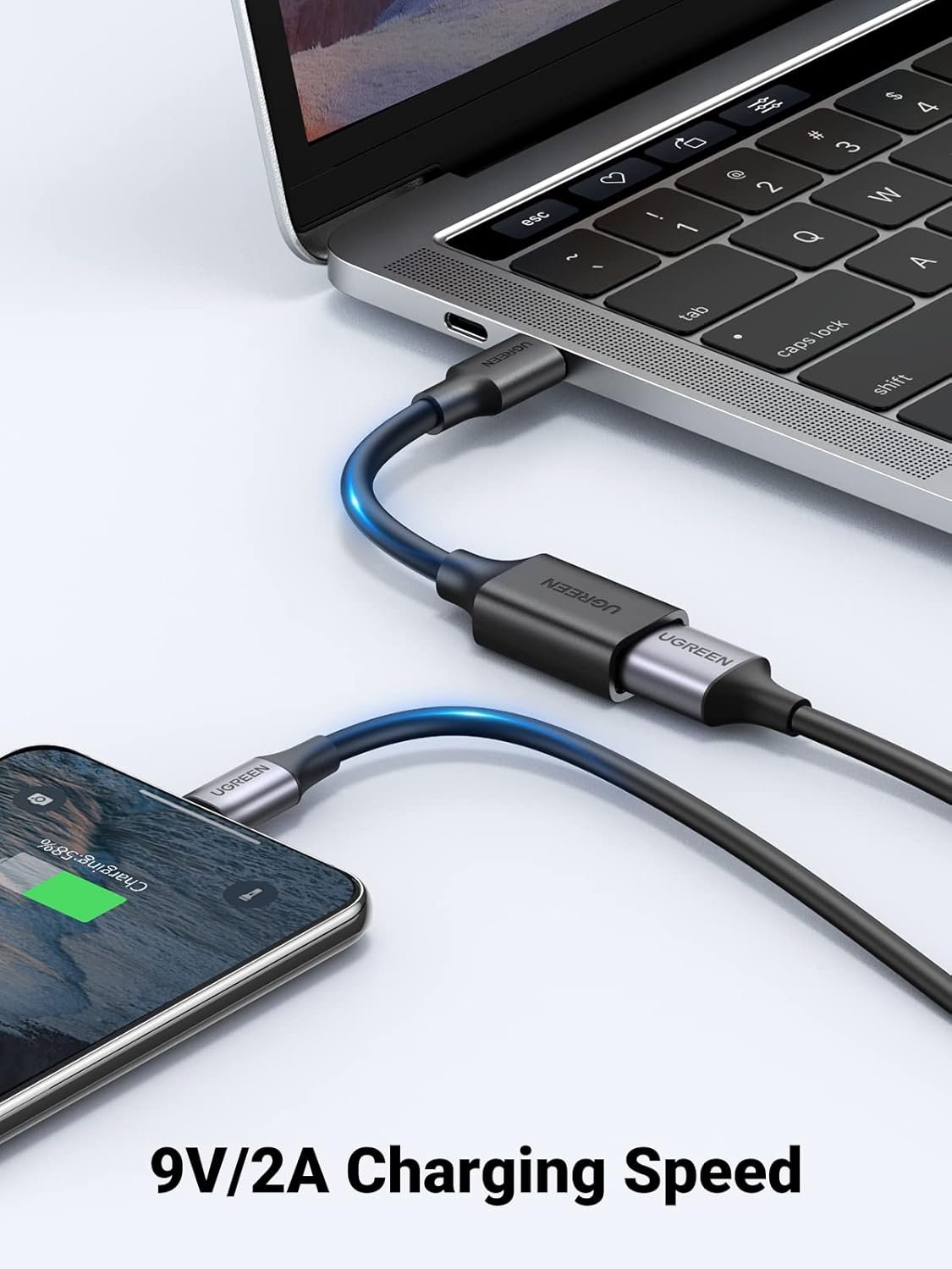 UGREEN USB C Male to USB 3.0 A Female Adapter Type C OTG - Image 8