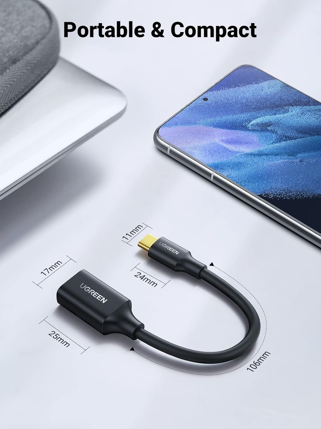 UGREEN USB C Male to USB 3.0 A Female Adapter Type C OTG - Image 6