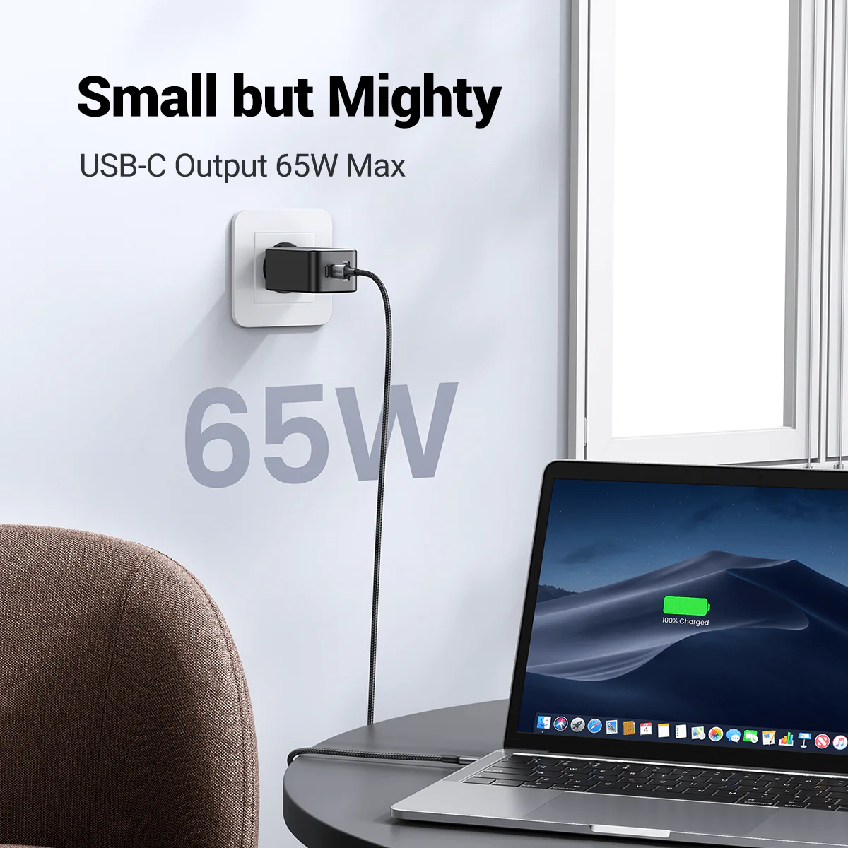 UGREEN Nexode S 65W GaN Fast Charger 3-Port - Image 6