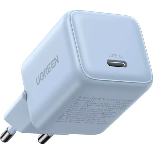 شاحن UGREEN السريع بقوة 20 واط بمنفذ USB-C بتقنية GaN، متوافق مع معايير الاتحاد الأوروبي - الصورة 3