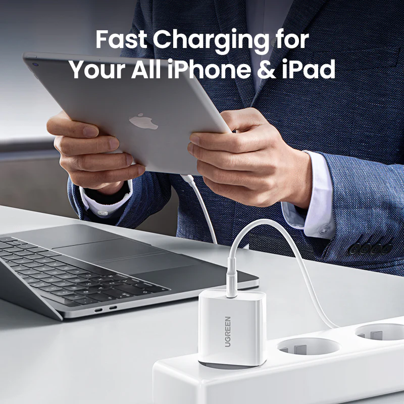 UGREEN Fast Charging Power Adapter with PD 20W EU White - Image 4
