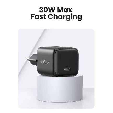 شاحن UGREEN USB-C GaN سريع بقدرة 30 واط أوروبي - الصورة 7