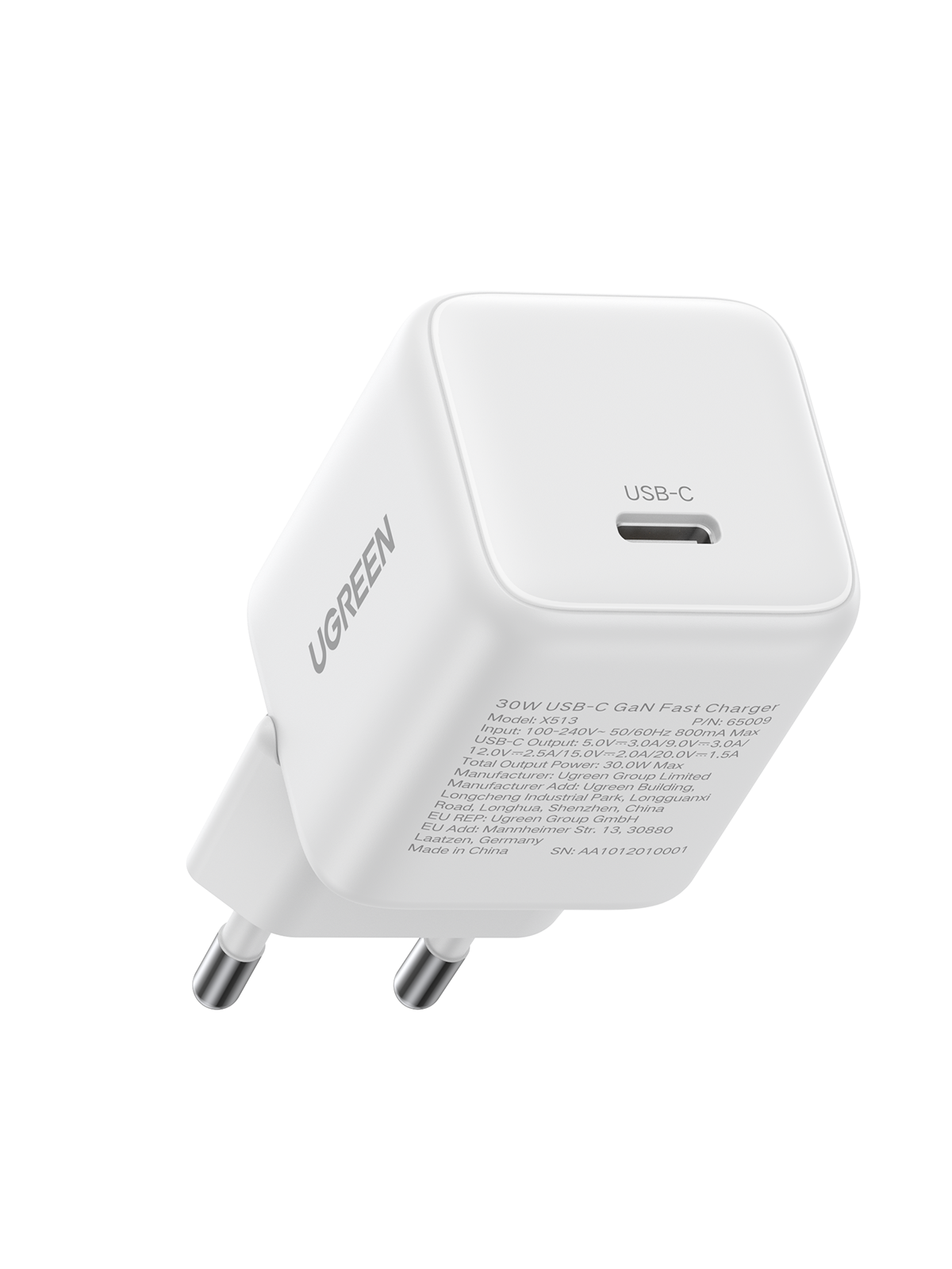 UGREEN 30W Type-C GaN Fast Charger with Type-C Cable - Image 8