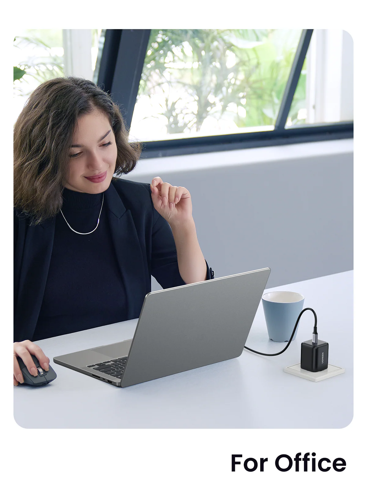 شاحن UGREEN USB-C GaN سريع 45 واط أوروبي - الصورة 11