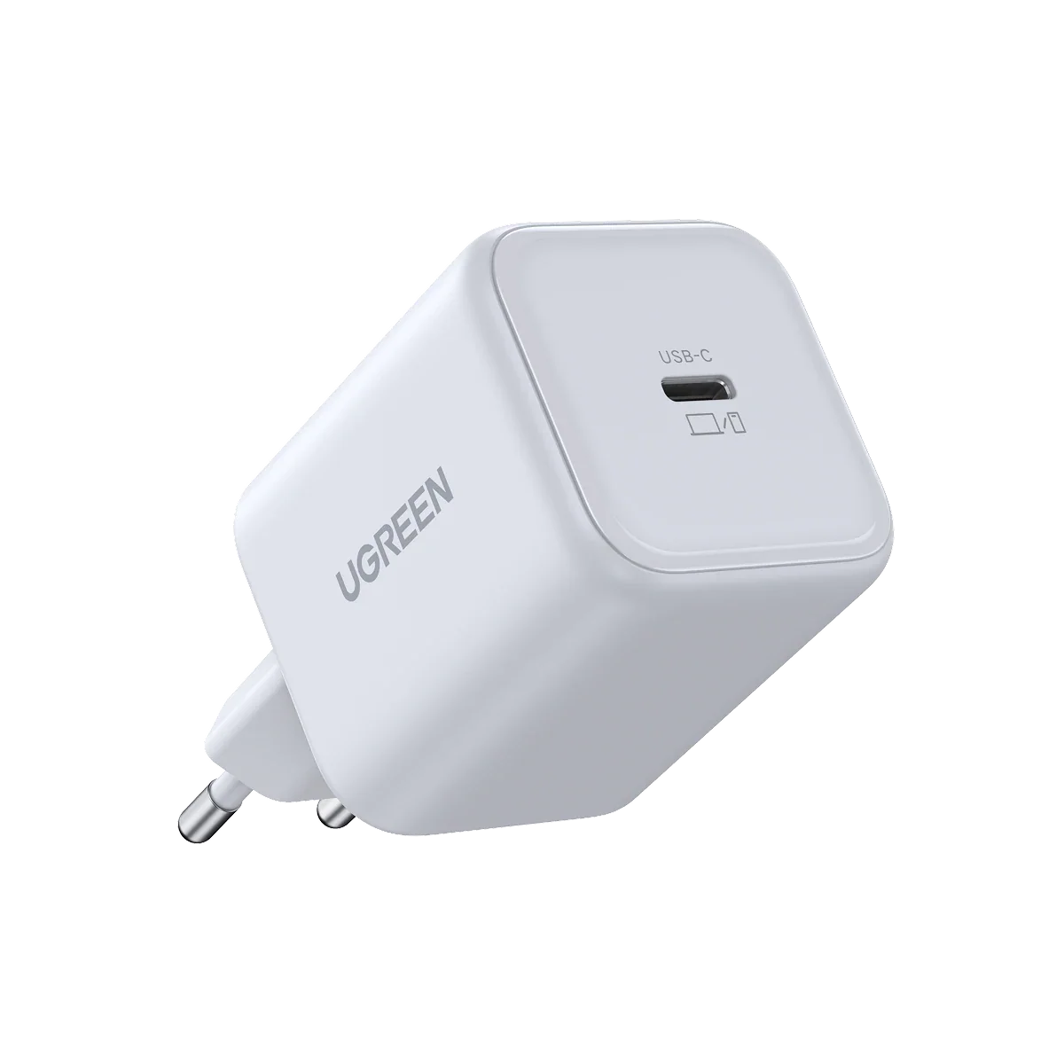 شاحن UGREEN USB-C GaN سريع 45 واط أوروبي - الصورة 2